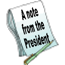 Click Here for a note from the President